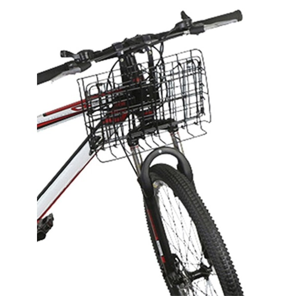 Cykel korg hopfällbar metall justerbar cykel fram bak vajer förvaring hållare hängande last ställ