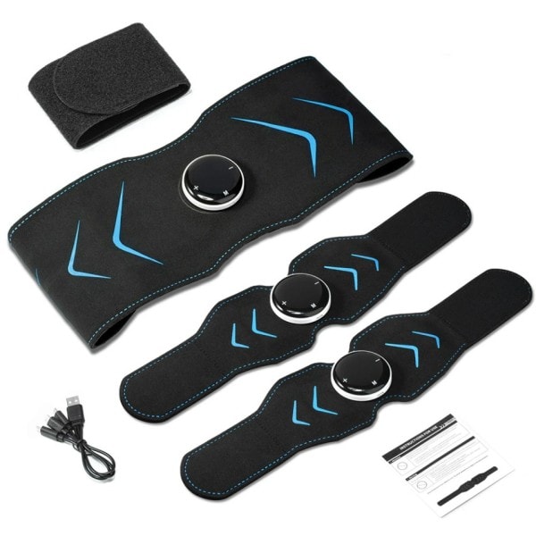 Elektrisk abdominal kropp slanking belte midje bånd smart mage muskelstimulator