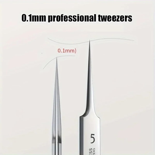 1 Pack Extra Fine No. 5 Cellular Acne Blackhead pincet
