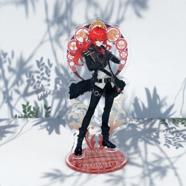 Genshin Impact Stand Akryl Spil Figur Xiao Hutao Raiden Shogun Zhongli Cosplay Model