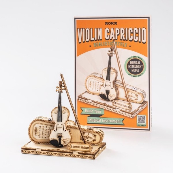 3D trä pussel fiol capriccio modell för pojkar och flickor