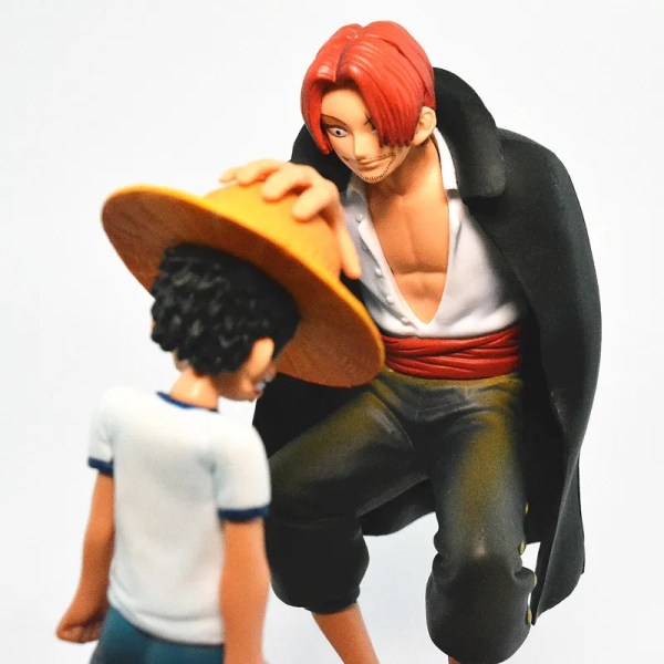 One Piece Anime Figur Fire Emperors Shanks Straw Hat Luffy Action Figur