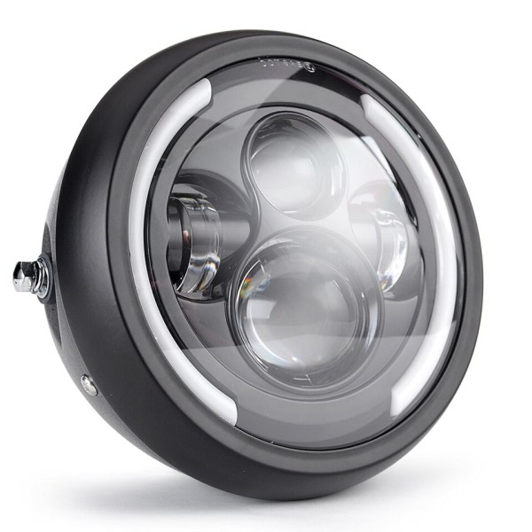 Universal Cafe Racer Pyöreä Moottoripyörä LED Ohjavalaisin