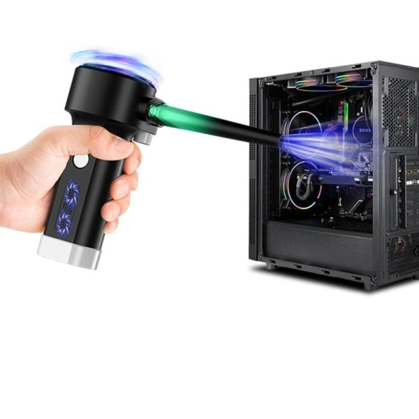 Trådløs Air Blæser Til Computer Pc Rengøring Dåse Luft Duster Til Tastatur Duster,Electric Air Duster off laptop cleaner