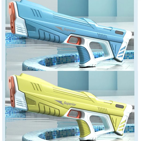 Elektrisk automatisk vand opbevaring pistol bærbar børn sommer strand udendørs kamp fantasy legetøj
