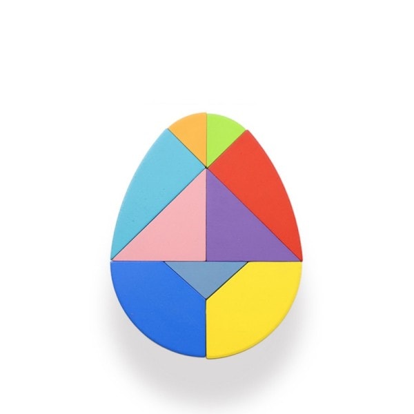 3D tre variabel tangram stikksag puslespill leker med form kort barn pedagogisk puslespill leketøy