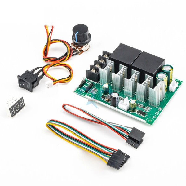 Motor Speed Controller DC 10 -55V Digital LED Display Justerbar Drive Modul