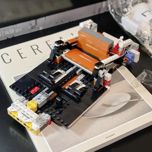 1485PCS Teknisk Porscheed 911 Retro Racing Bil High-Tech Modell Byggnadsblock