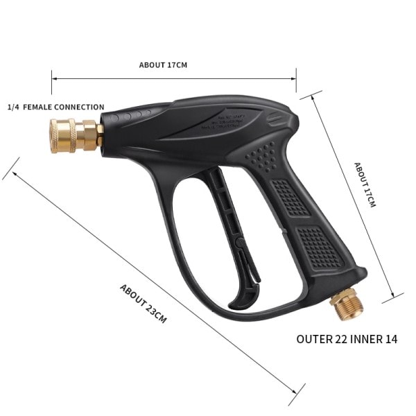 Hög tryck tvätt vatten pistol M22