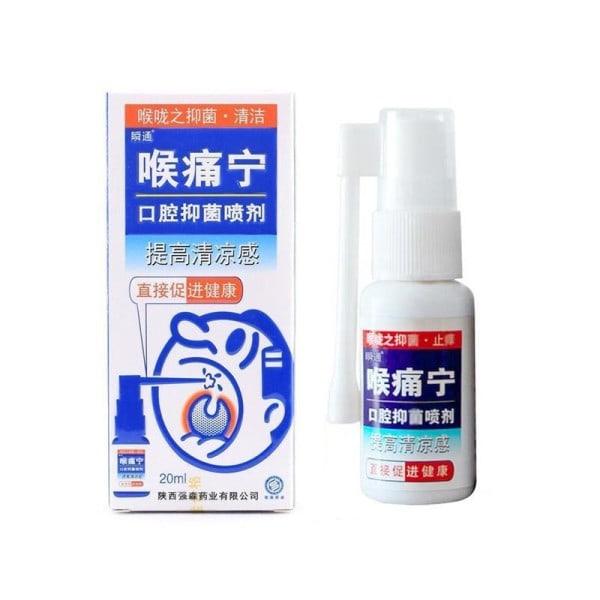 1 stk mund rengøring spray smerte sår svælgbetændelse halitosis sår hals cool frisk spray