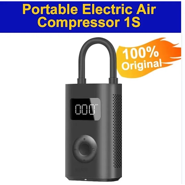 Air Pump Speed Boost Mini Portable Elektrisk Air Kompressor Treasure 150PSI Typ-C LED Multitool Inflator