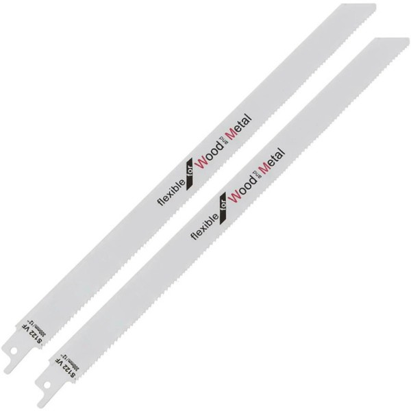 2stk HCS S122VF 300mm 11.8In Ben- og frem- og tilbagegående Sav Kling Effektiv Fleksibel Multi Sav Kling