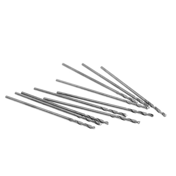 60 st 0.5-1.0mm Micro HSS Stål Twist Drill Bit Set Verktyg Skaft