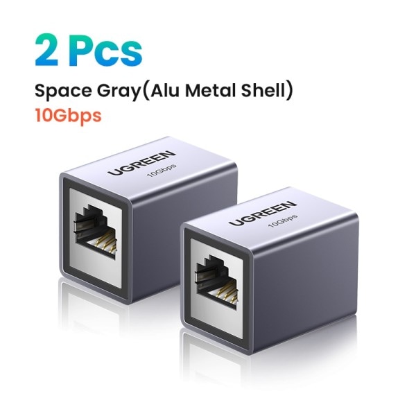 Liitin 10Gbps verkko laajennus laajennus Cat8 Cat7 Cat6 Ethernet kaapeli sovitin Gigabit naaras naaras