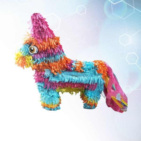 Pinata Rainbow Esel Shape Spill Rekvisitter Sugar Beat Creative Dekorasjon for barn bursdag fest