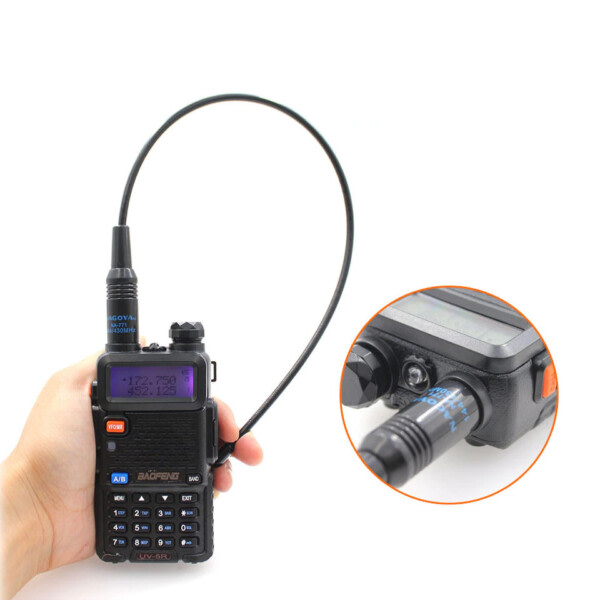 Dual Wide Band Flexible Antenne VHF/UHF 144/430MHz To Way Radio