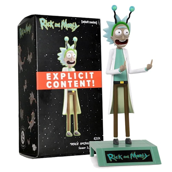 16 cm Anime Rick Sanchez Action Figur Mellefinger Fred Samling Blandt Verdener Model Ornamenter Model Legetøj