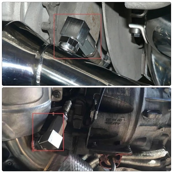 Bästa kvalitet Bung Extension Catalytic Converter O2 Oxygen Sensor Spacer Oxygen Sensor Extender 90 Degree P0420 P0430 Silver