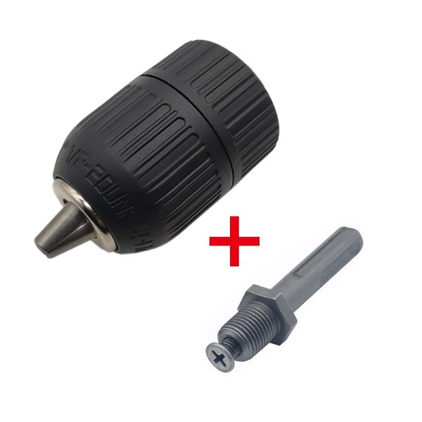 Precis Keyless Drill Chuck Converter 1/2"-20UNF Thread Quick Change Adapte