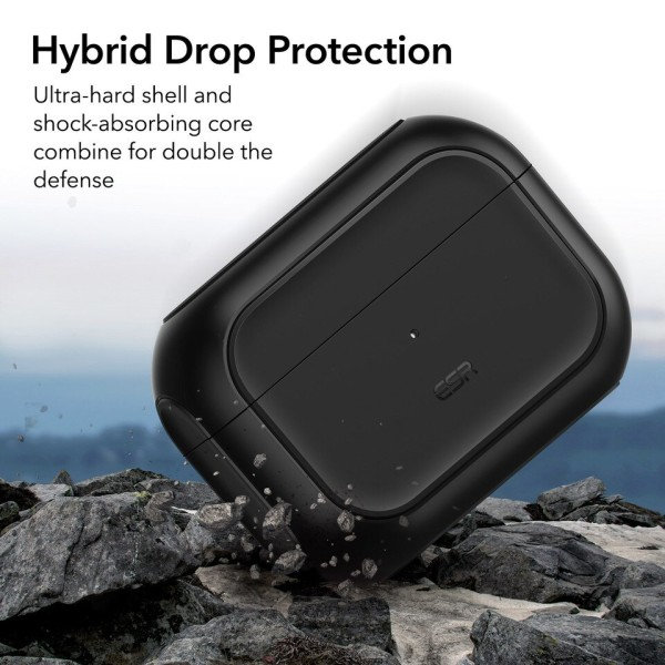 AirPods Pro 2 fodral med HaloLock  for AirPods Pro 2022 MagSafe fodral for funda Airpods Pro Hybrid Drop Protection Cover