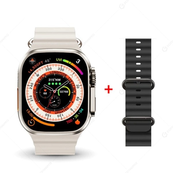 Ultra Älykello Miesten 49mm GPS NFC Älykello Titanium Seos 173 Sport Mode Fitness kello