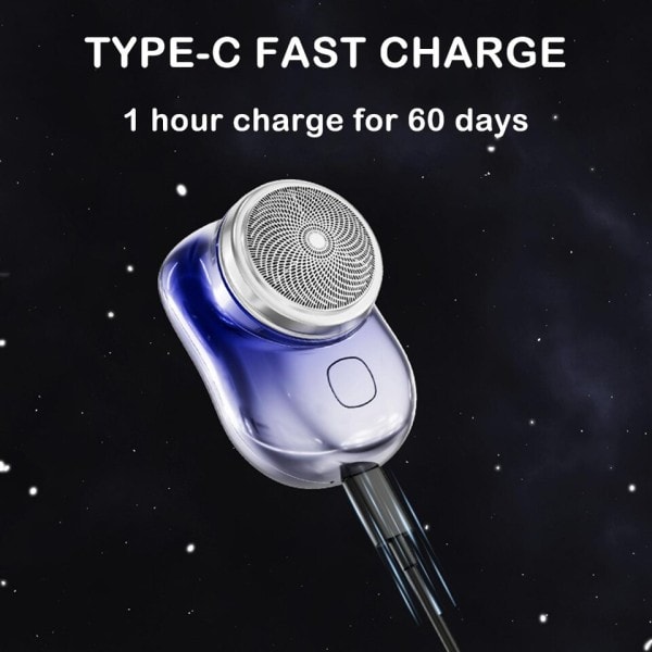 Mini Elektrisk Resa Rakapparat för Män Ficka Storlek Tvättbar Elektronisk Rakhyvel