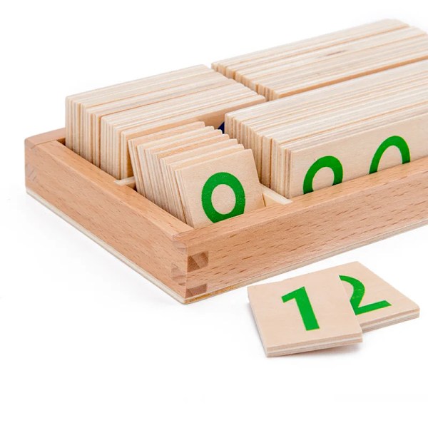 Puinen numerot kortti 1-9000 Montessori Oppimis kortti Matematiikka Opetus Apuvälineet Esikoulu Lapset Varhaiskasvatus lelu