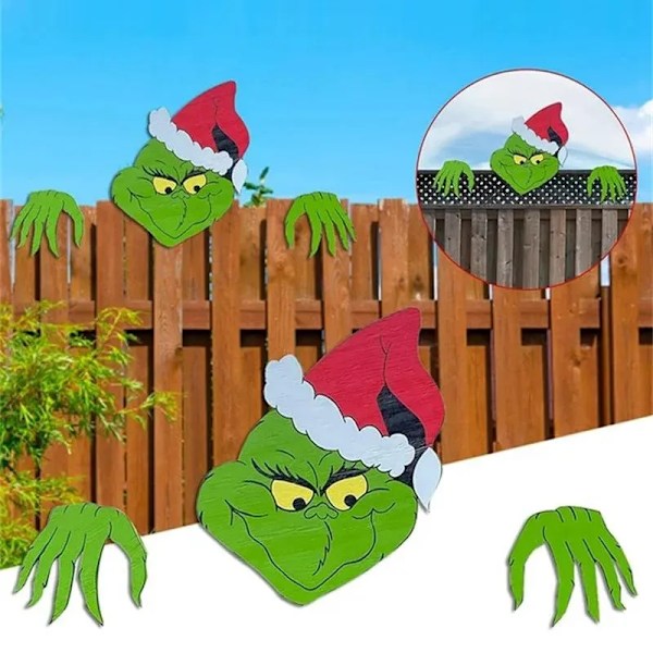 Jul pynt julenissen reinsdyr jul hage pynt pynt