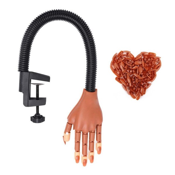 Negle øve finger led simulering af den rigtige menneskelige hånd struktur kan bøjes frit kunstig hånd model