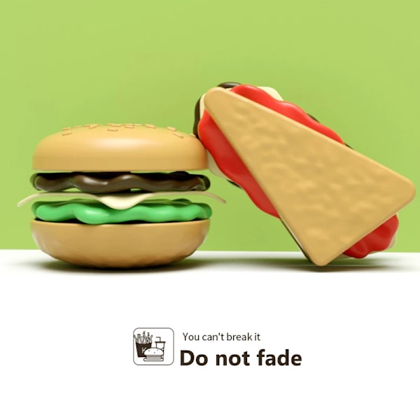 Avtakbar Snack Hamburger Plast Letsom Leke Leke Hus Mat sett