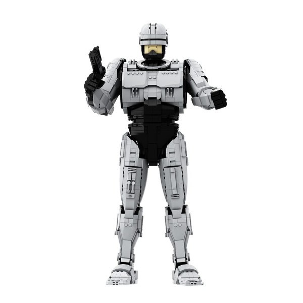 Gobricks MOC Robocop robotti mekaaninen sota poliisi toiminta elokuva kuva malli rakennus lohko opetuslelut lapsille