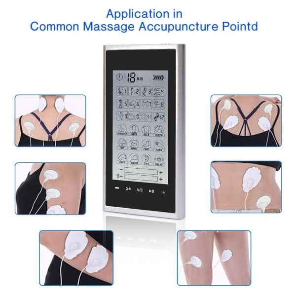 Eletric Professional Muscle  stimulator 24 Modes EMS 4 Output Channel Shytherapy Tens Machine