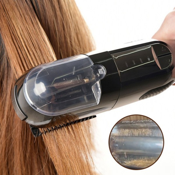 Hiusten päät leikkuri halkaisu poistoaine kuiva vaurio hauras ammattimainen automaattinen trimmi hiusten leikkaus kone