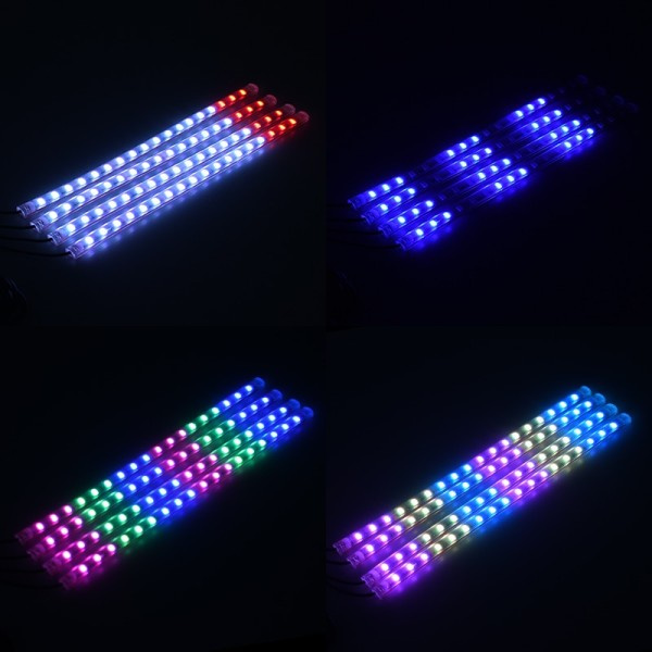 48 LED Auto Sisustus Ambient jalka valo USB Langaton Kaukosäädin Musiikki App Ohjaus Auto RGB Ilmakehä koriste lamput