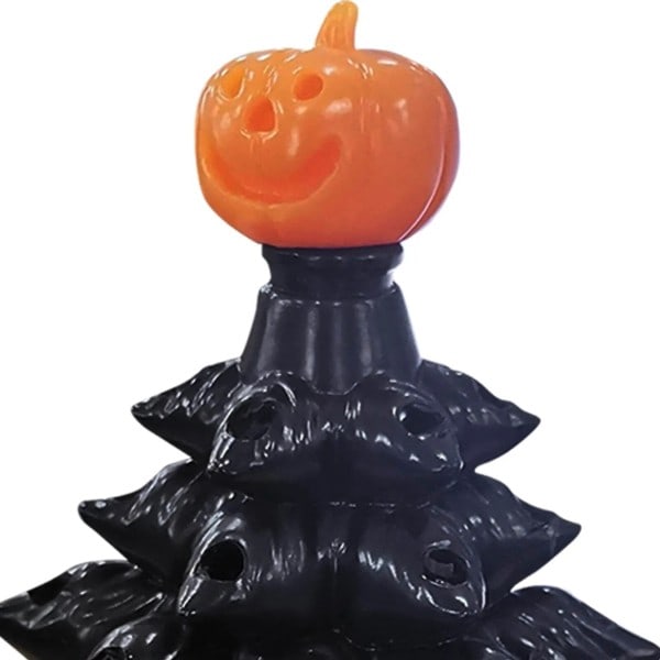 Halloween LED Tre Bord Centerpiece Halloween Dekor Keramikk Tre Jule Tre