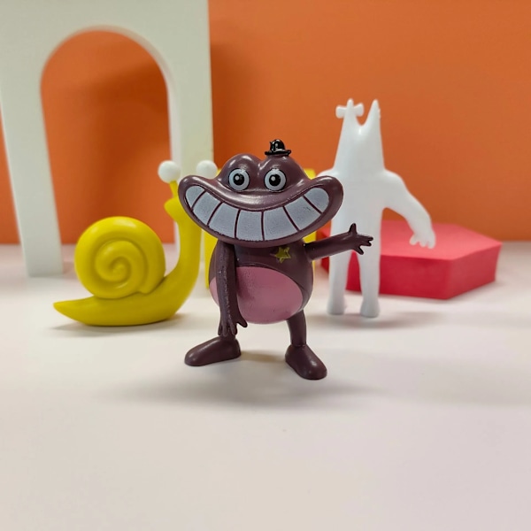PVC Spel Modell Dockor Animation Omgivning Barn's Födelsedagspresenter