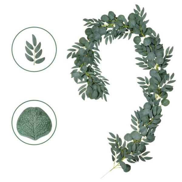 2M eukalyptus konstgjorda blommor jul  hem rum dekoration