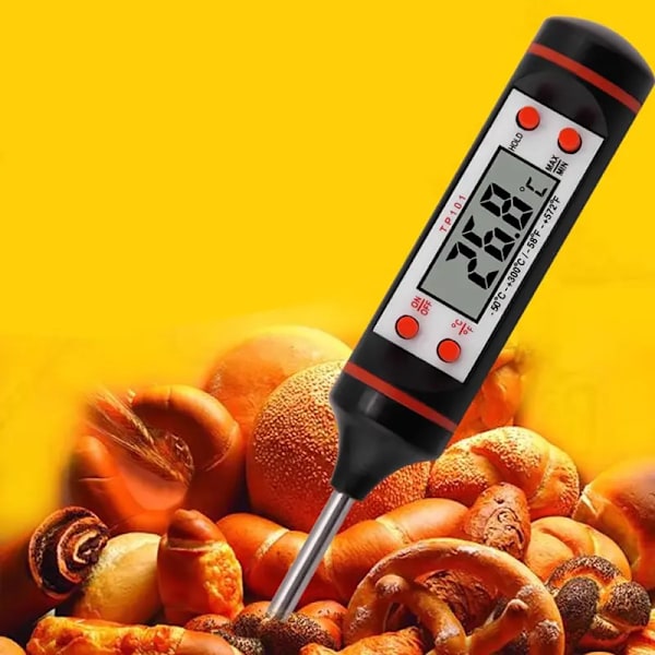 Kjøkken Mat Baking Digitalt Termometer Elektronisk Probe Type Digital Display Væske Grill Termometer