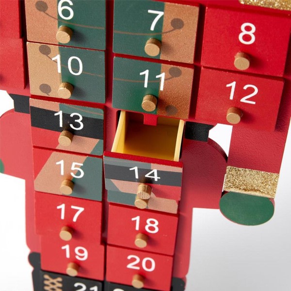Nøddeknækker advent kalender jul nedtælling hjem træ pynt pynt