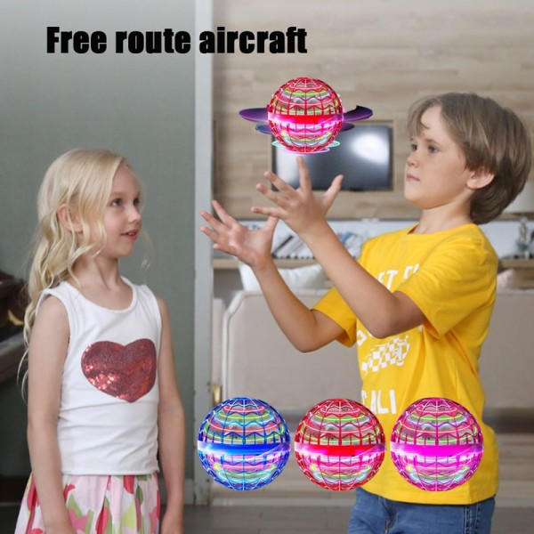 Fly Ball Hand Kontroll Drone Helikopter Roterande Mini Fly Ball LED Belysning Inomhus Utomhus Leksaker