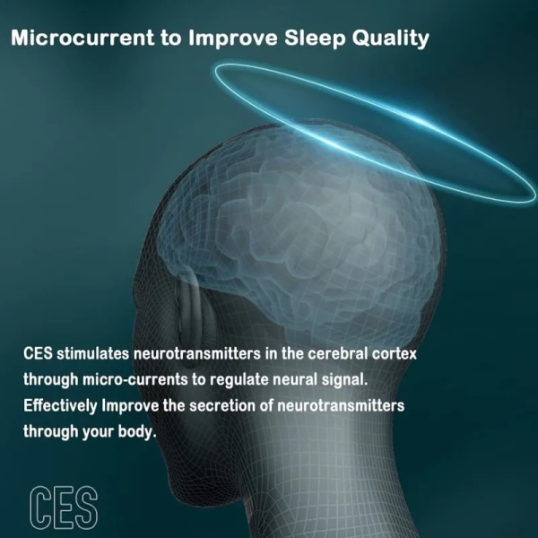 Mikrostrøm Søvn Hjelpemiddel Enhet Trykkavlastning Søvn Forbedre Slumre Kvalitet Søvnløshet terapi verktøy