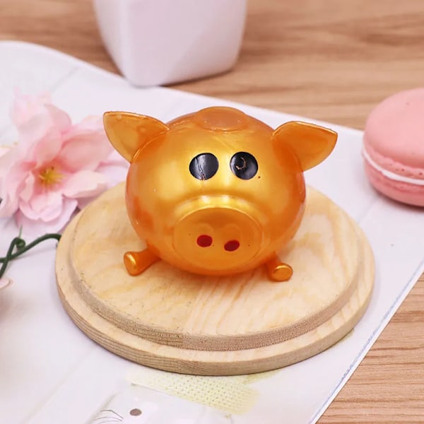 Dekompression Splat Ball Vent Pig Toy Venting Ball Sticky Smash Water Ball Antistress Pig Leksaker