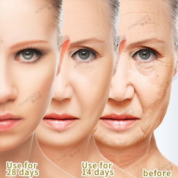 Ta bort ansiktsbehandling rynkor Anti-aging blekna fina linjer ansikte blekning ljusna hud