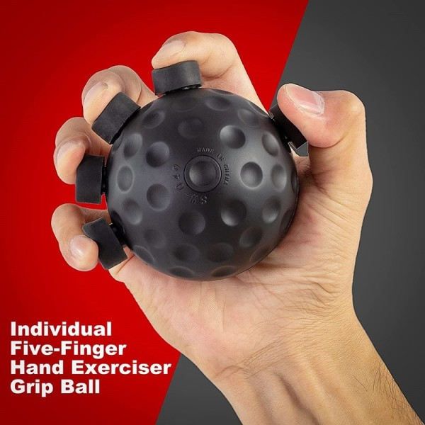 Finger Hånd Strengthener Grip Justerbar Modstand Hånd bolde Gripper Træner
