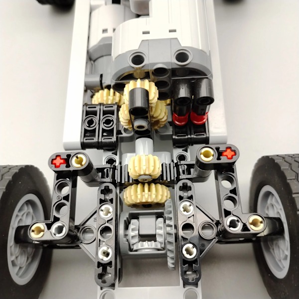Teknisk RC Bil byggeblokk  profesjonell  Firehjulsdrift Dobbel motor Pedagogisk leker