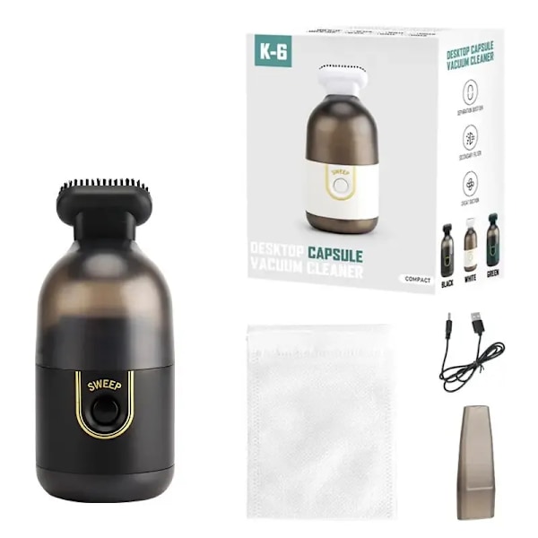 Trådløs Air Duster Portable Desktop Støvsuger Håndholdt Støv Opsamler Genopladelig Til PC Bærbar Bil Clean tastatur