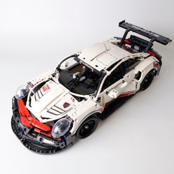 50 cm Teknisk Klassisk Porsched 911 RSR Sport Bil Byggnadsblock