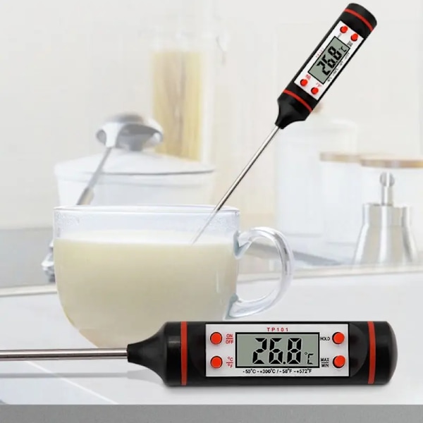 Kjøkken Mat Baking Digitalt Termometer Elektronisk Probe Type Digital Display Væske Grill Termometer