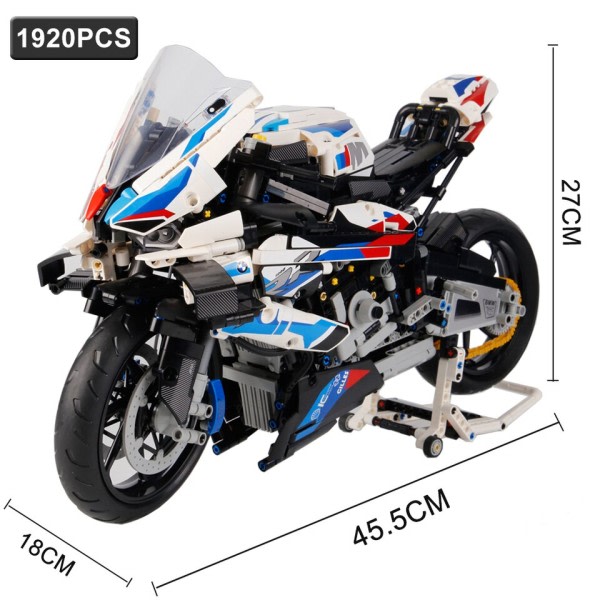 Teknisk Motorcykel Modell M1000RR 42130 Byggnad Block Leksak Speed Motorcykel Fordon