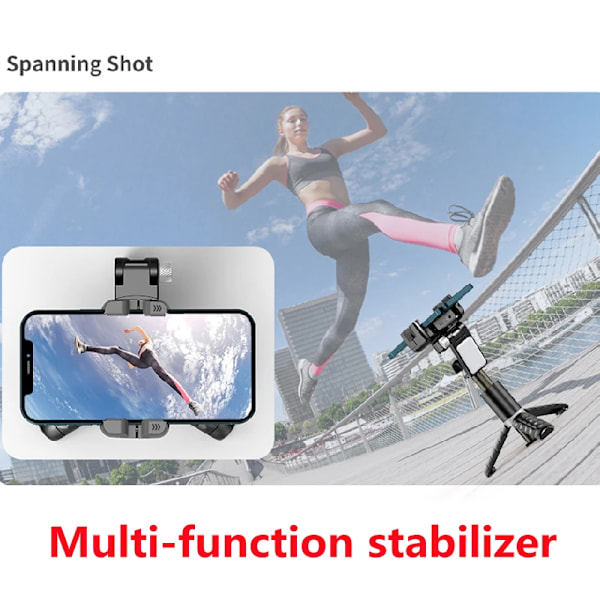 360 Rotation Följande fotografering Läge Gimbal Stabilizer Selfie Stick Stativ kardan